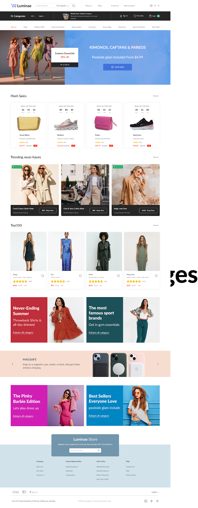 Unlock Your Design Potential with Our Free Ecommerce UI Kit - free ...