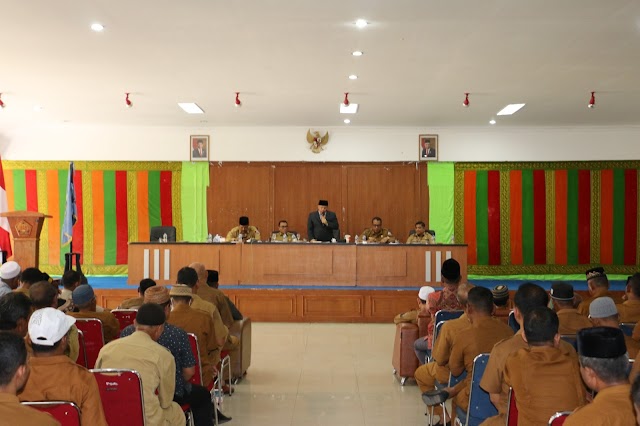 Sambut HUT Pijay ke 16, Bupati Gelar Rapat Dengan 222 Keuchik