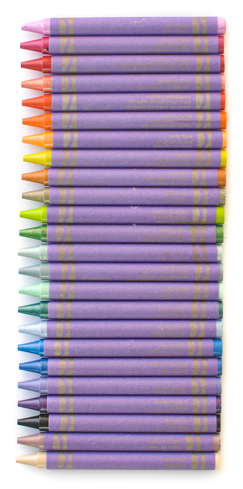 Crayola Pearl Crayons 24 Colors