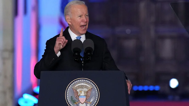 Joe Biden dijo que Putin “no puede permanecer en el poder”