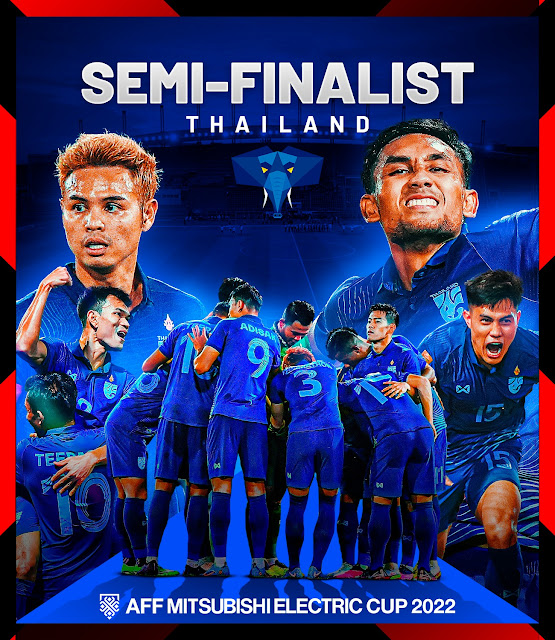 Thailand, Indonesia Layak ke Semi Final AFF 2022