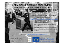 III SEMINARIO INTERNACIONAL CIVIPOL "MOVIMIENTOS SOCIALES Y EUROPA". UCA 3 de febrero de 2022.