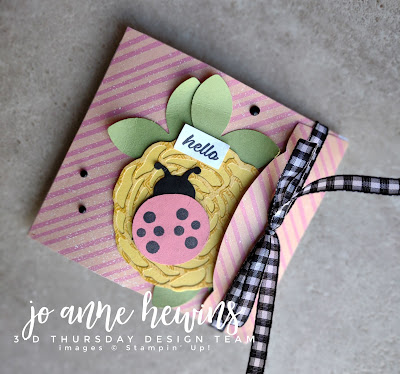 Slimline Envelopes Hello Ladybug Album - 3D Thursday Project & Free Tutorial.  Click on the image to view the blog post and download the Free Tutorial
