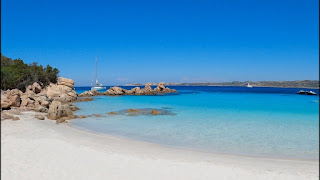 The Maddalena Archipelago is known for its white sand beaches and crystal clear waters