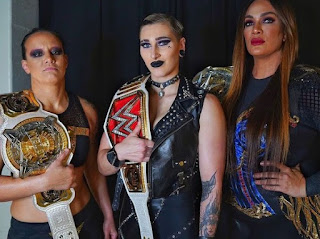 Shayna Baszler with her co-player