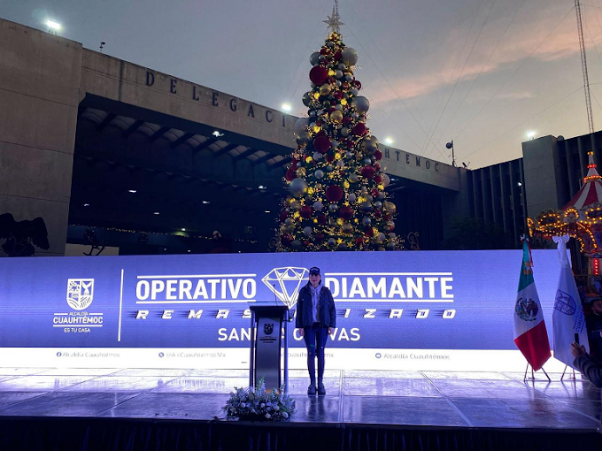 Inicia Sandra Cuevas actividades con el Operativo Diamante Remasterizado