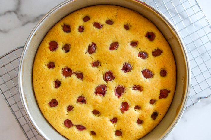 German Sour Cherry Cake