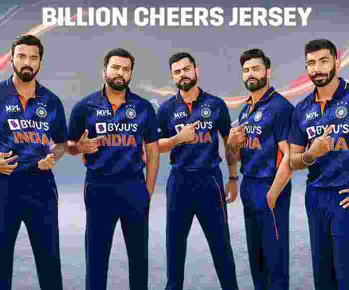 News, Mumbai, BCCI, Cricket, Top-Headlines, Indian Team, Australia, 'Billion Cheers jersey': BCCI unveils Team India's new kit for T20 World Cup.