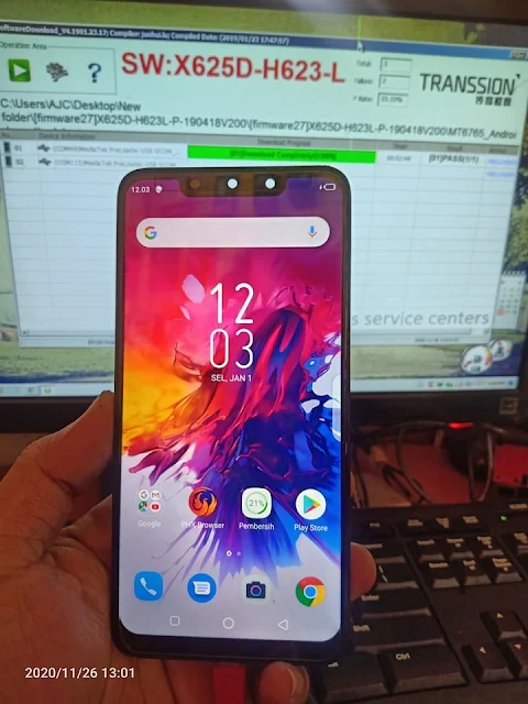 Infinix Hot 7 pro X625D Emmc