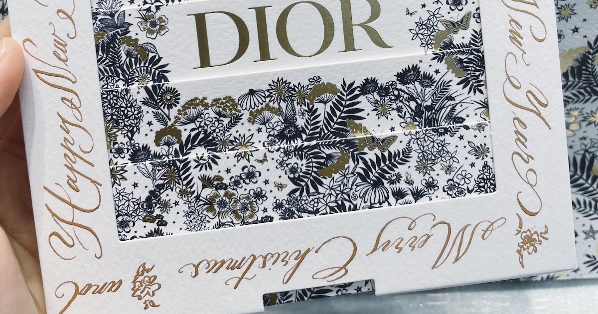 Christmas at DIOR Beauty Boutique — Meilifluous Calligraphy