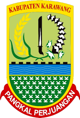 Logo / Lambang Kabupaten Karawang - Latar (Background) Putih & Transparent (PNG)