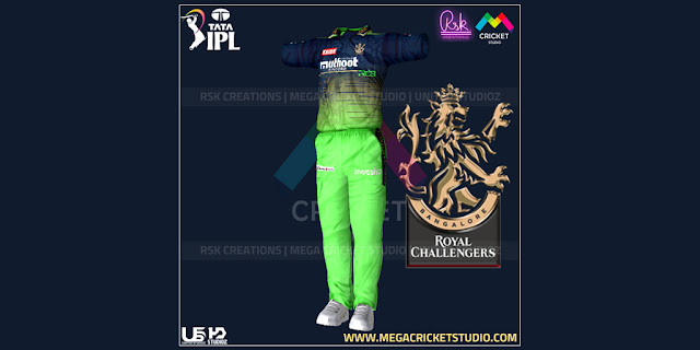 Royal Challengers Bangalore 2022 HD Kit for EA Sports Cricket 07