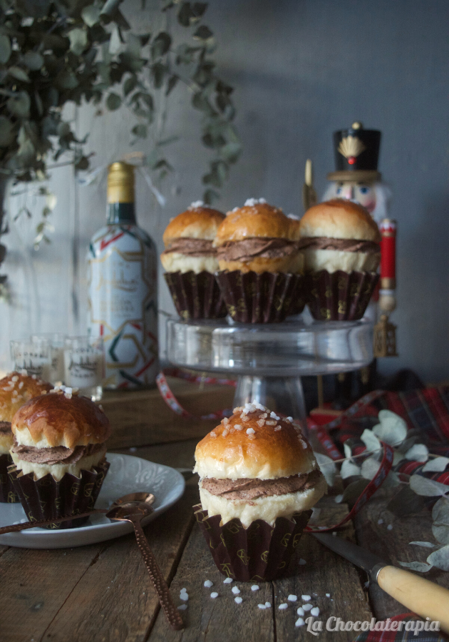 cupcakes de roscón de reyes para terminar las fiestas navideñas