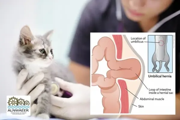 الفتق في القطط - أنواعه وأعراضه وعلاجه 