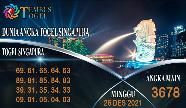 Dunia Angka Togel Singapura, Minggu 26 Desember 2021