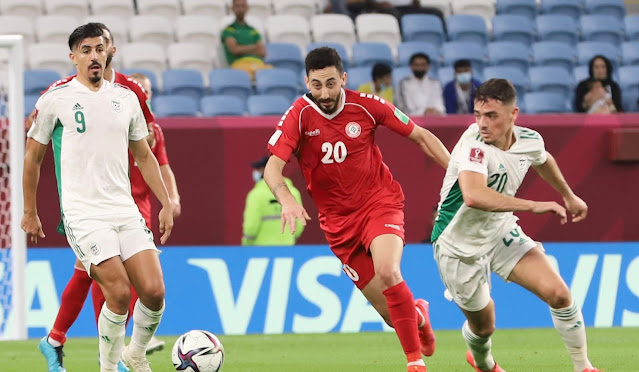 ملخص اهداف مباراة الجزائر ولبنان (2-0) كاس العرب