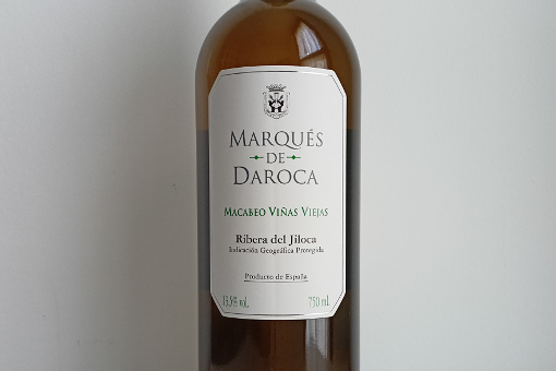vino blanco Marqués de Daroca Macabeo viñas viejas de la Ribera del Jiloca