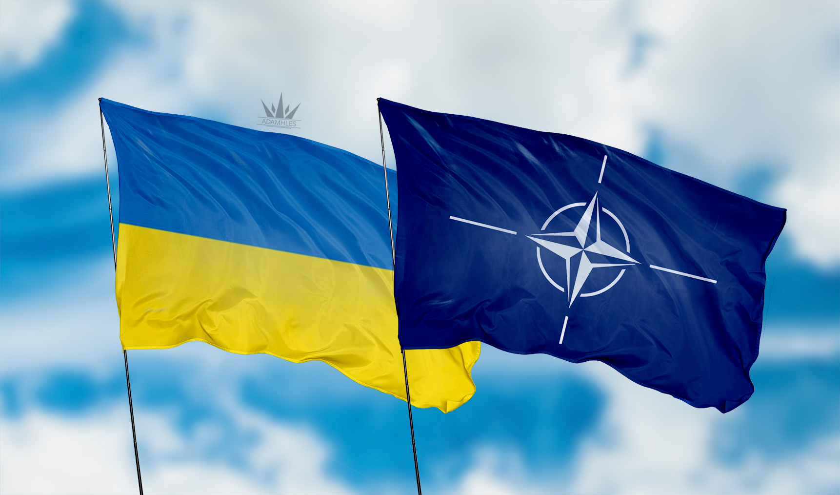 تحميل علم الناتو مع العلم الاوكراني NATO and Ukraine
