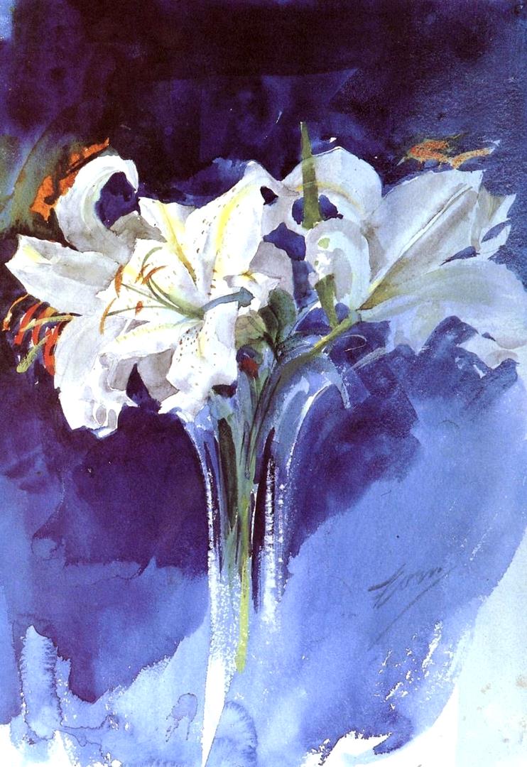 Anders Leonard Zorn | White Lilies