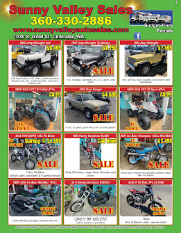 New SYX ATVS & Pit Bikes; Used Jeeps SALE @ Sunny Valley Sales