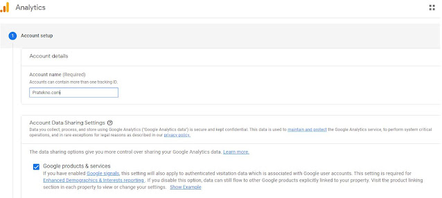 Account Name Google Analytics