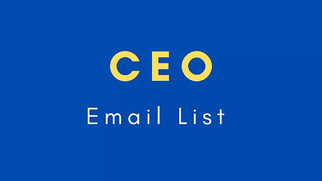 ceo email list