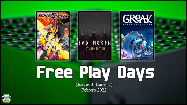 Días de juego gratis (3 - 7 febrero 2022) #freeplaydays