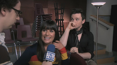 Kurt and Rachel spilling about their Broadway dreams