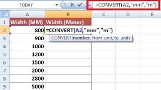 How to Convert Units in Excel, MM to M, CM, Feet and Inches in Hindi