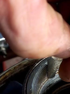 Fixing cross threaded rear wheel bearing retainer