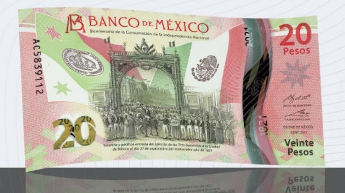 Billete de 20 pesos se vende en mas de cien mil pesos en internet por esta característica