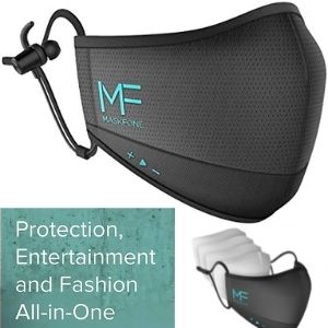 Hubble MaskFone - Face Protection with Wireless Headphones & Mic