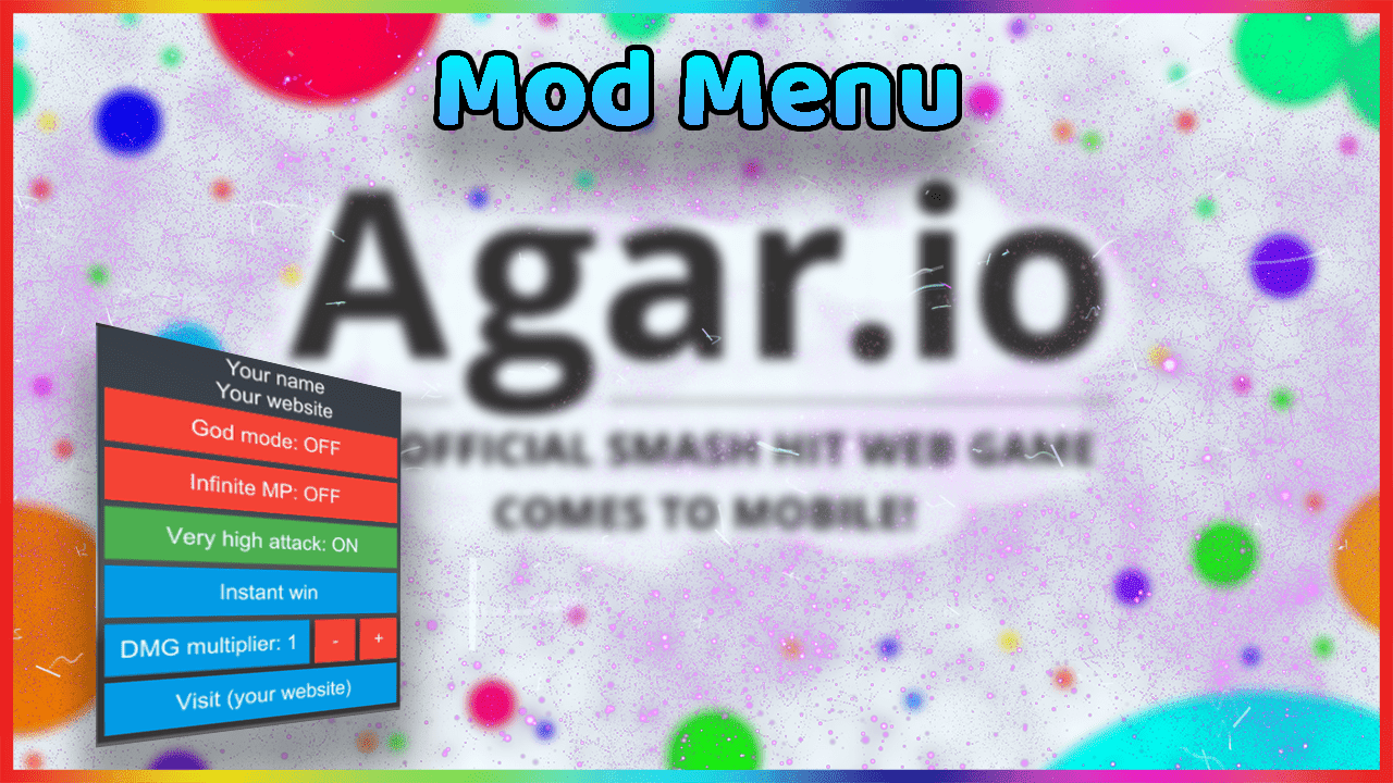 Menu Mod Agar.io Mới Nhất Cập Nhật