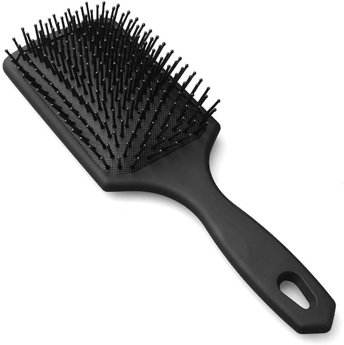 Paddle Hair Massage Comb for Men and Women- Black color| Pack of 1