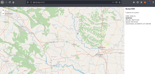 Airplane radar at home using Kali LInux and RTL-SDR