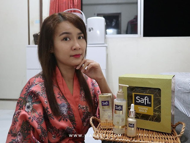 Safi Youth Gold Lifting Gold Duo Serum Kurangkan Dagu Berlapis, Wajah Lebih Anjal, Runcing & Berseri