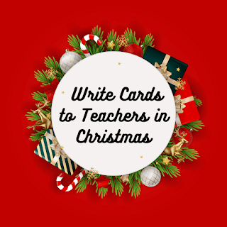 Write cards to teacher image