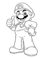 Super Mario Bros. coloring page