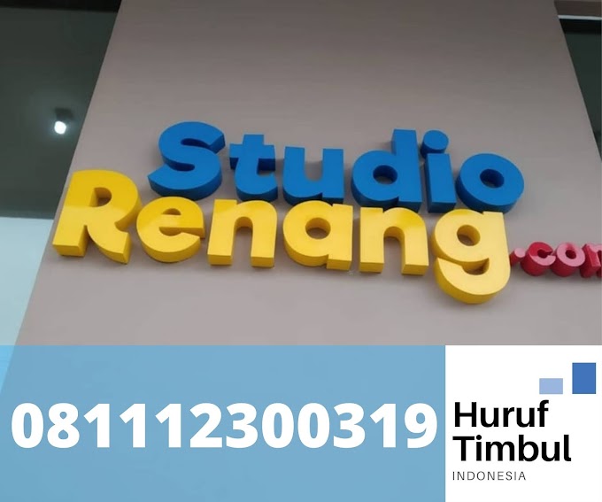 JASA PEMBUATAN HURUF TIMBUL TEMPAT REKREASI| HURUF TIMBUL MALL | HURUF TIMBUL SALON | 081112300319