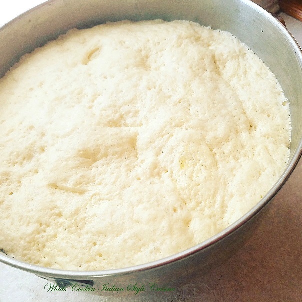 this is pizza dough rising