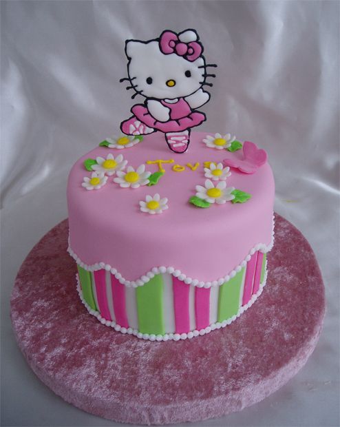 pictures of hello kitty cake