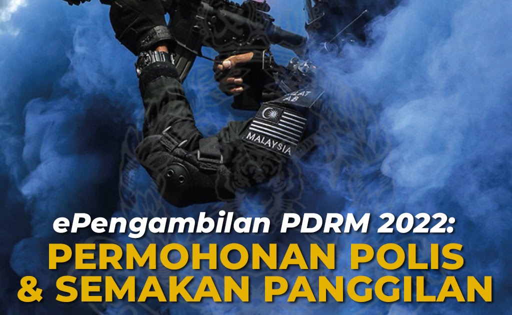 Polis 2022 pengambilan Permohonan Jawatan