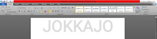 Tampilan microsoft word