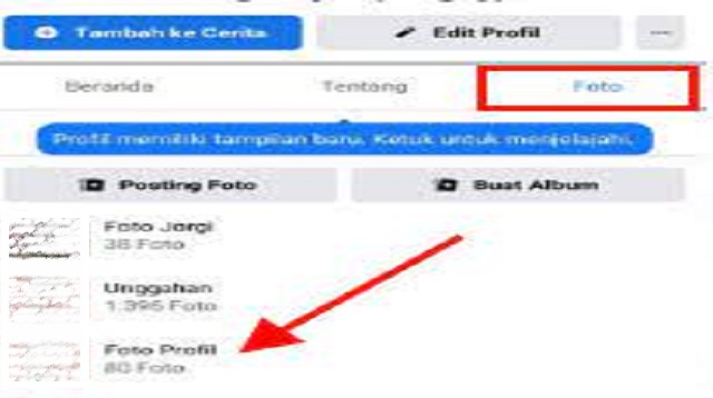 Cara Menghapus Foto Profil di FB