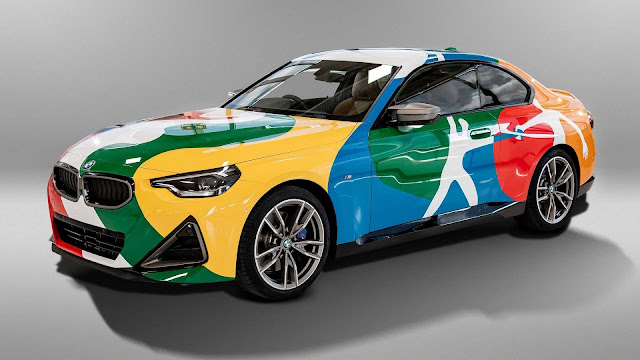 2022 BMW 2 Series Coupe M240i Becomes Colorful Art Car