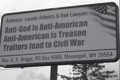 anti atheism billboard