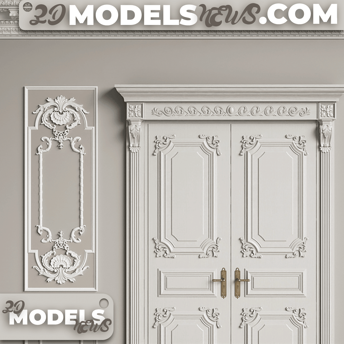 Decorative plaster Model Classic Interior Decor 2 3