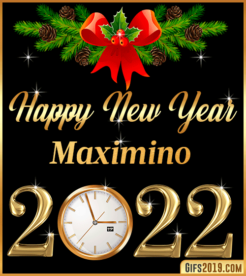 Gif Happy New Year 2022 Maximino