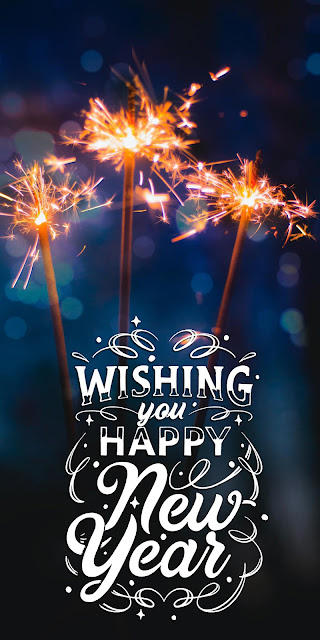 IPhone wallpaper wish you a happy new year