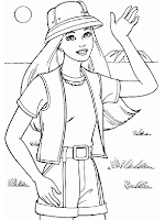 Coloring pages of barbie